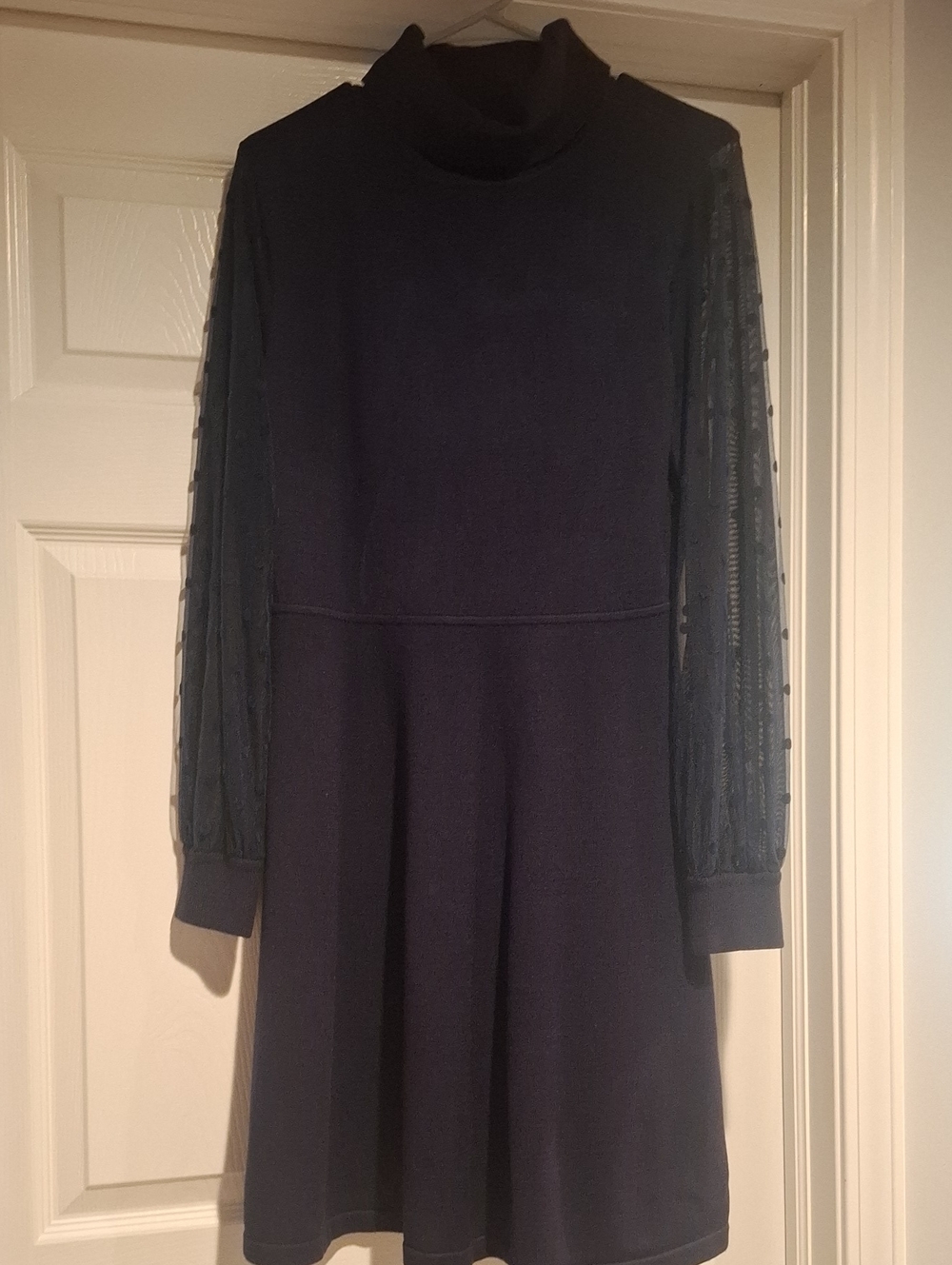 Navy Sweater Dress - Eliza J